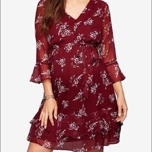 A Pea in the Pod Maternity Floral-Print Dress